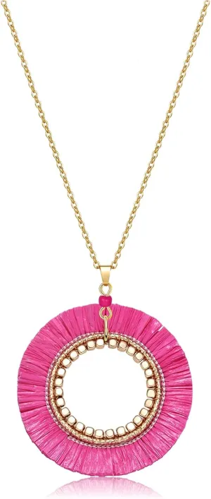 FAERLIIRY Long Tassel Pendant Y Necklace Hollow out Layered Rhombus Leaf Drop Necklace Lariat Chain Jewelry for Women
