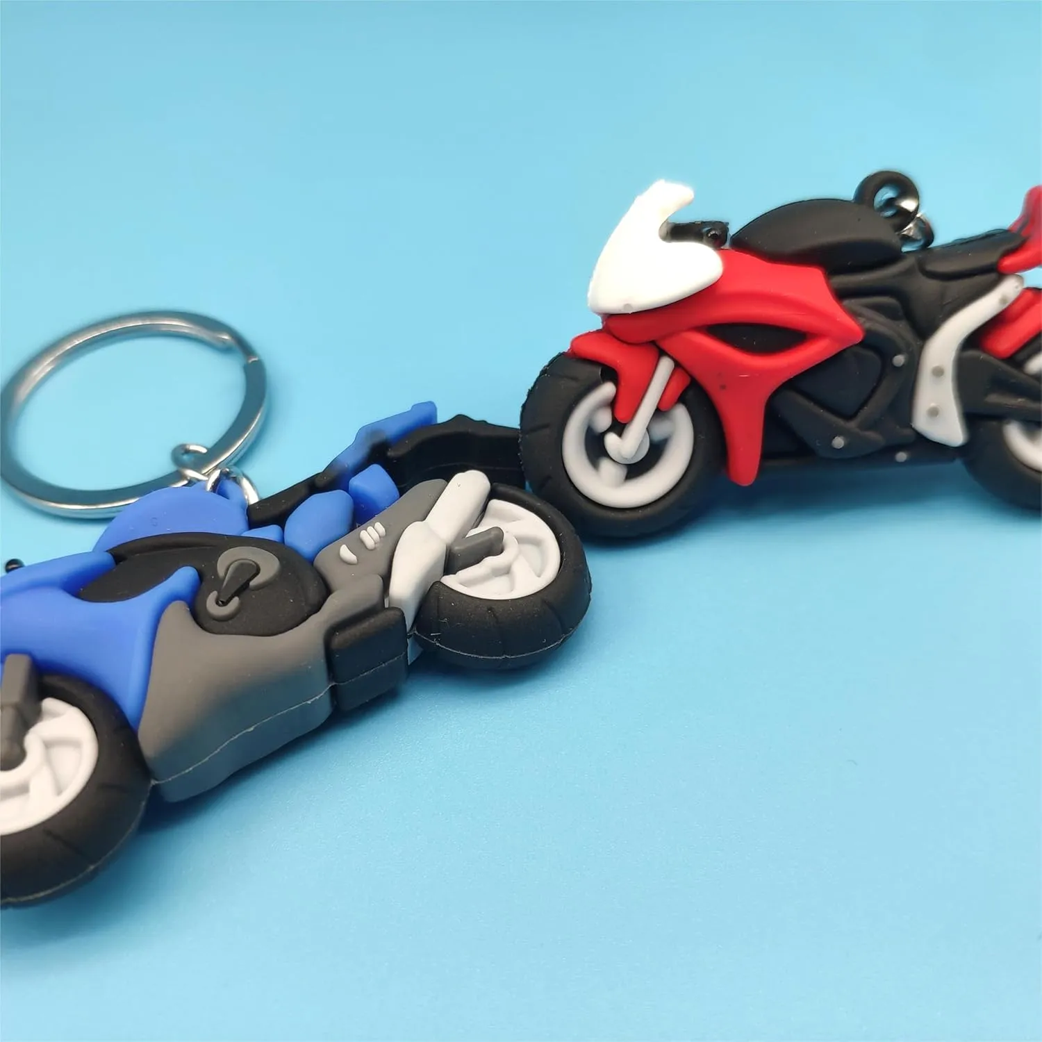 Fashion Car Lovers 3D Motorcycle Keychain Motorcycle Model for Boyfriend or Friend Christmas Gift Valentine's Day Gift
