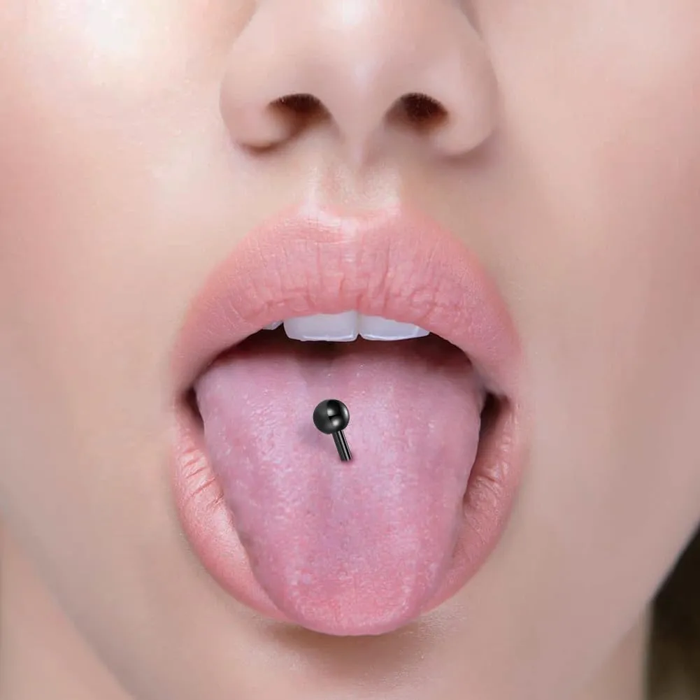 FECTAS Nipple Ring for Men Nose Bridge Jewelry 14g Tongue Rings Eyebrow Ring Nipple Piercing Mens Eyebrow Piercing Barbell