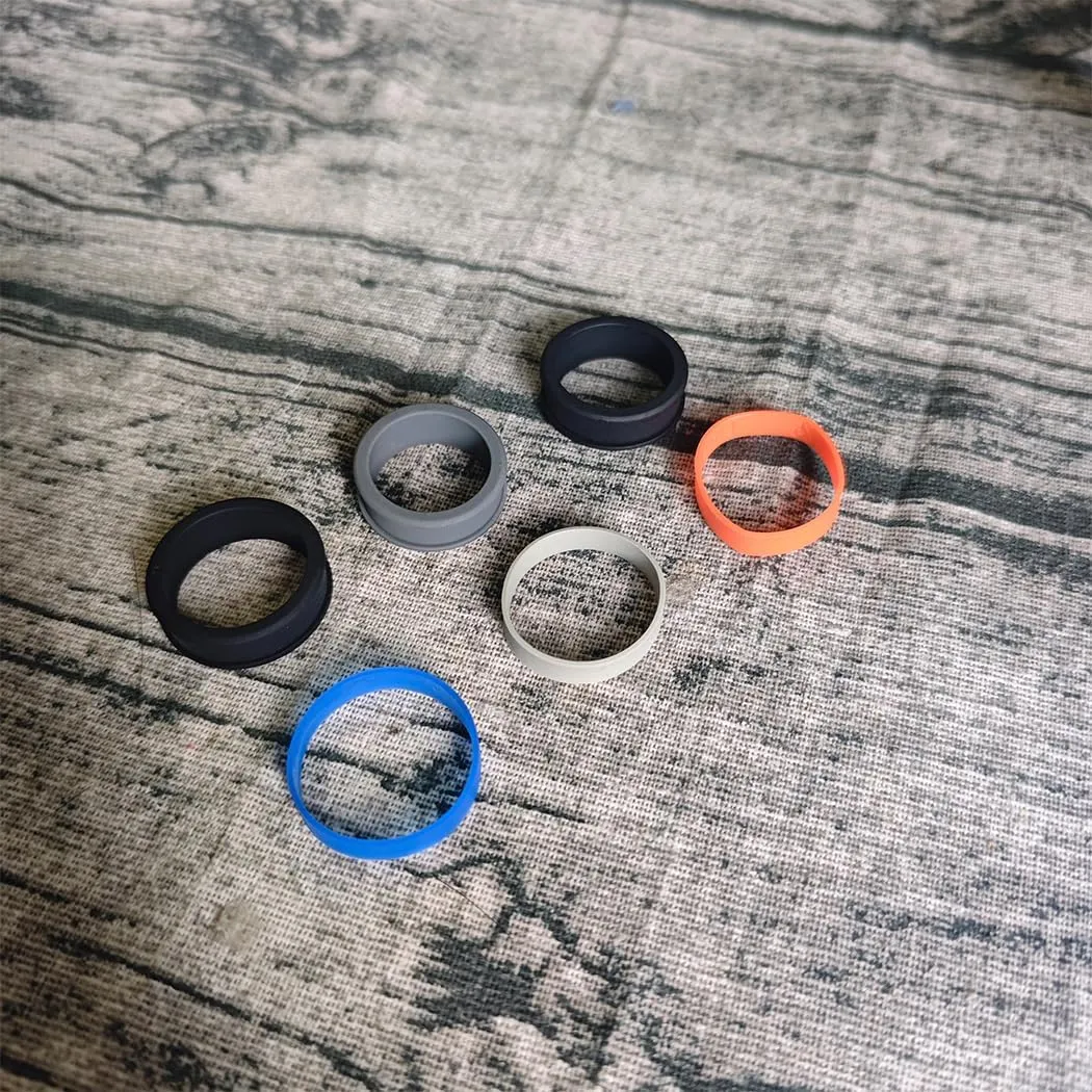 Free Engraving Logo Text Silicone Rings 8mm Two-Tone Removable Ring-Yoga Rings-Christian Jesus Cross Faith Inspirational Rings-Couple Wedding Band Engagement Rings,Size 8-13