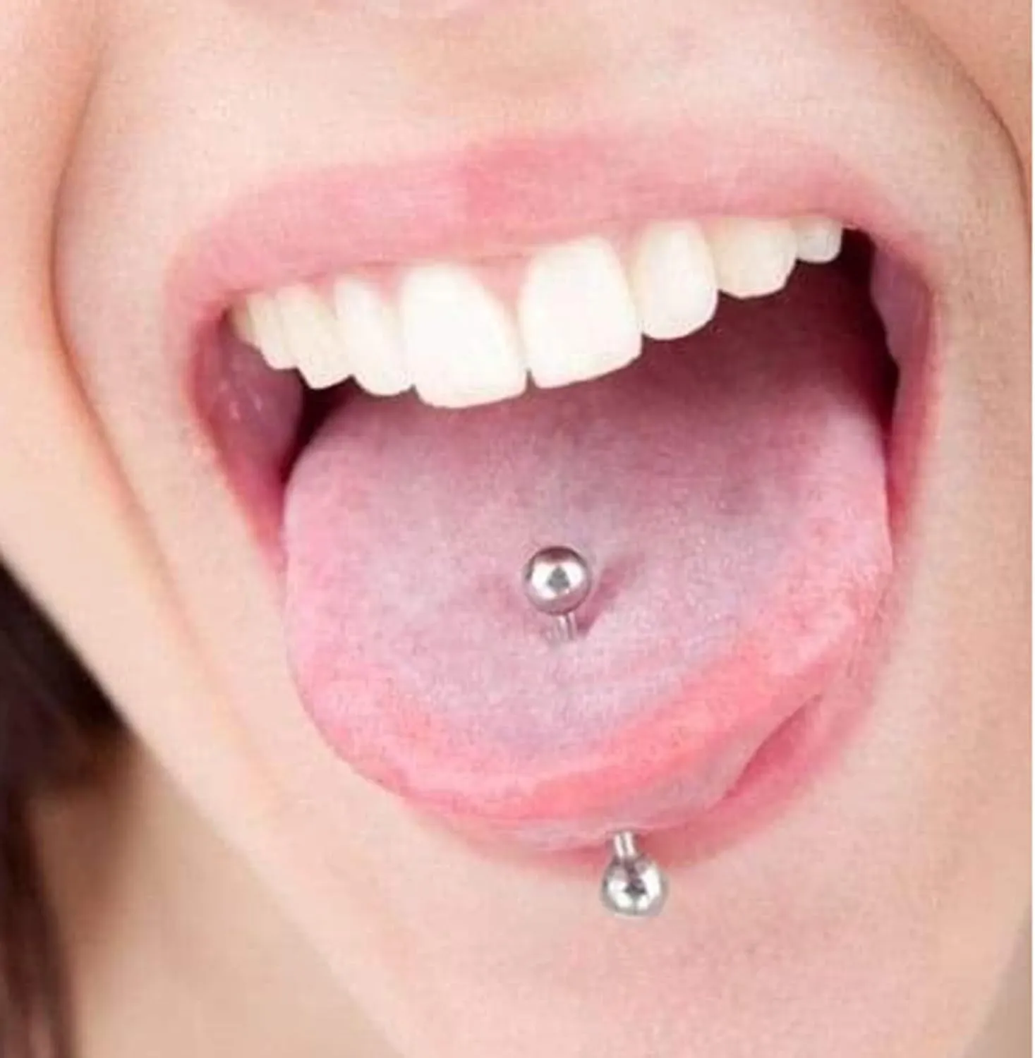 G23 Titanium Internally Threaded Straight Barbell 14mm/16mm Nipple Ring 2Pcs 14G Tongue Rings Body Piercing Jewelry for Women