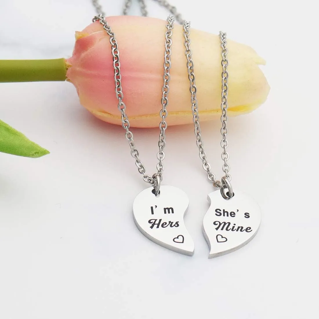 Gay Lesbian Couples Jewelry Set His One His Only Keychain Her One Her Only Necklace Wedding Gift for LGBT