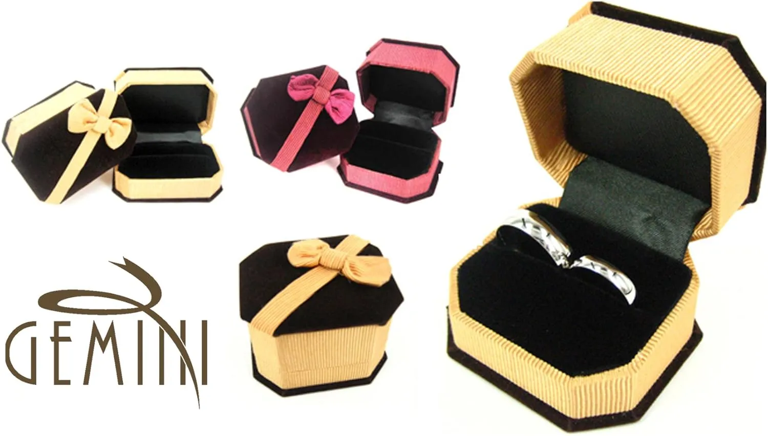 Gemini His & Her Black Titanium Promise Rings Couple Matching Wedding Rings 6mm & 4mm Men Sz 15 Valentine