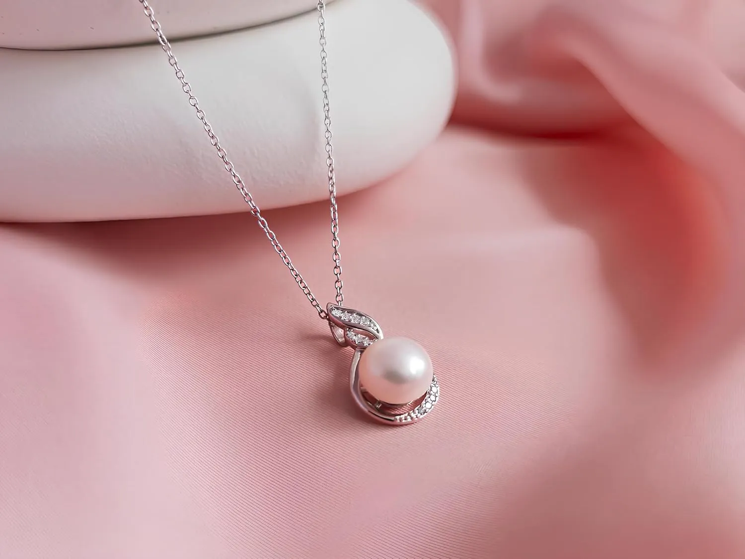 Gifts For Wife Wedding Anniversary - mothers day gifts for wife - AAA  Real Pearl Necklaces For Women (18k Gold Platting 925 Sterling Silver) mothers necklace ideas Birthday Freshwater Pearl Necklace