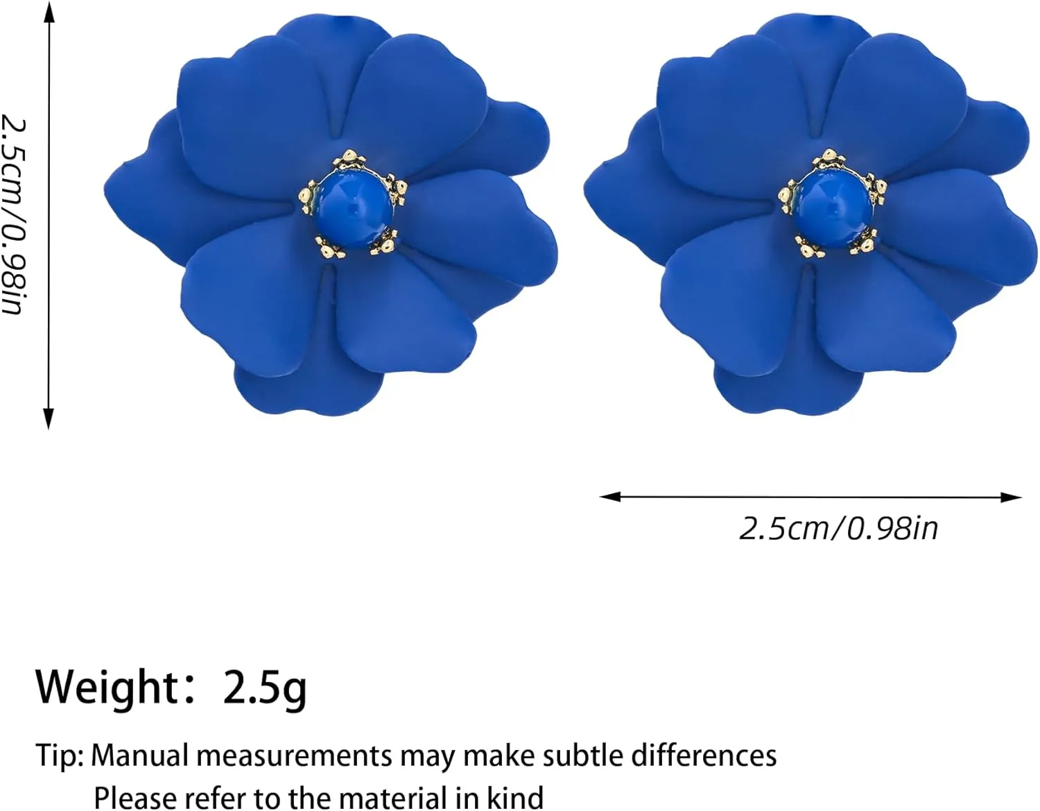 Gold Plated Rhinestone Flower Statement Daisy Stud Earrings for Women,Elegant Unique Lightweight Daily Traveling Floral Earrings,Women Gift