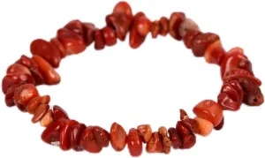Handmade Gemstone Stretch Bracelet, Assorted Beads, One Size