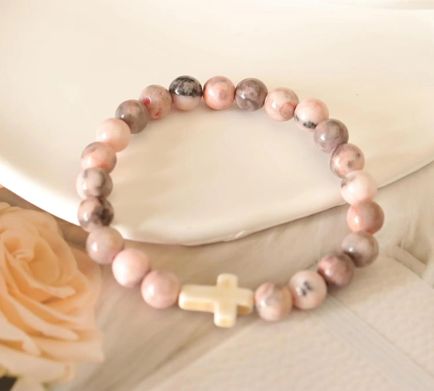 Inspirational Birthday Gifts for Women Unique Christmas Gift Ideal Jewelry Natural Stone Bracelets for Best Friend Sister Niece Mom Aunt Daughter Granddaughter