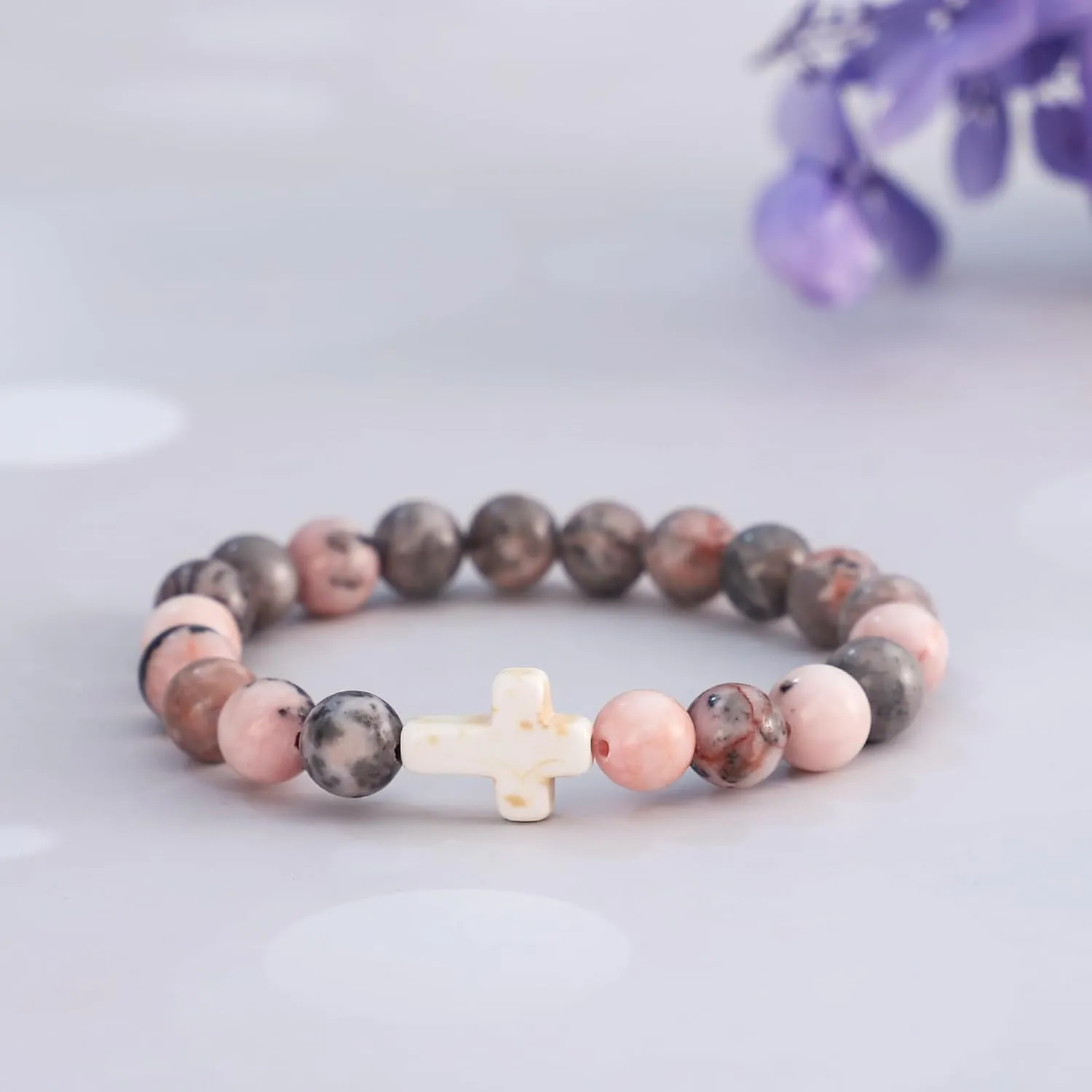 Inspirational Birthday Gifts for Women Unique Christmas Gift Ideal Jewelry Natural Stone Bracelets for Best Friend Sister Niece Mom Aunt Daughter Granddaughter