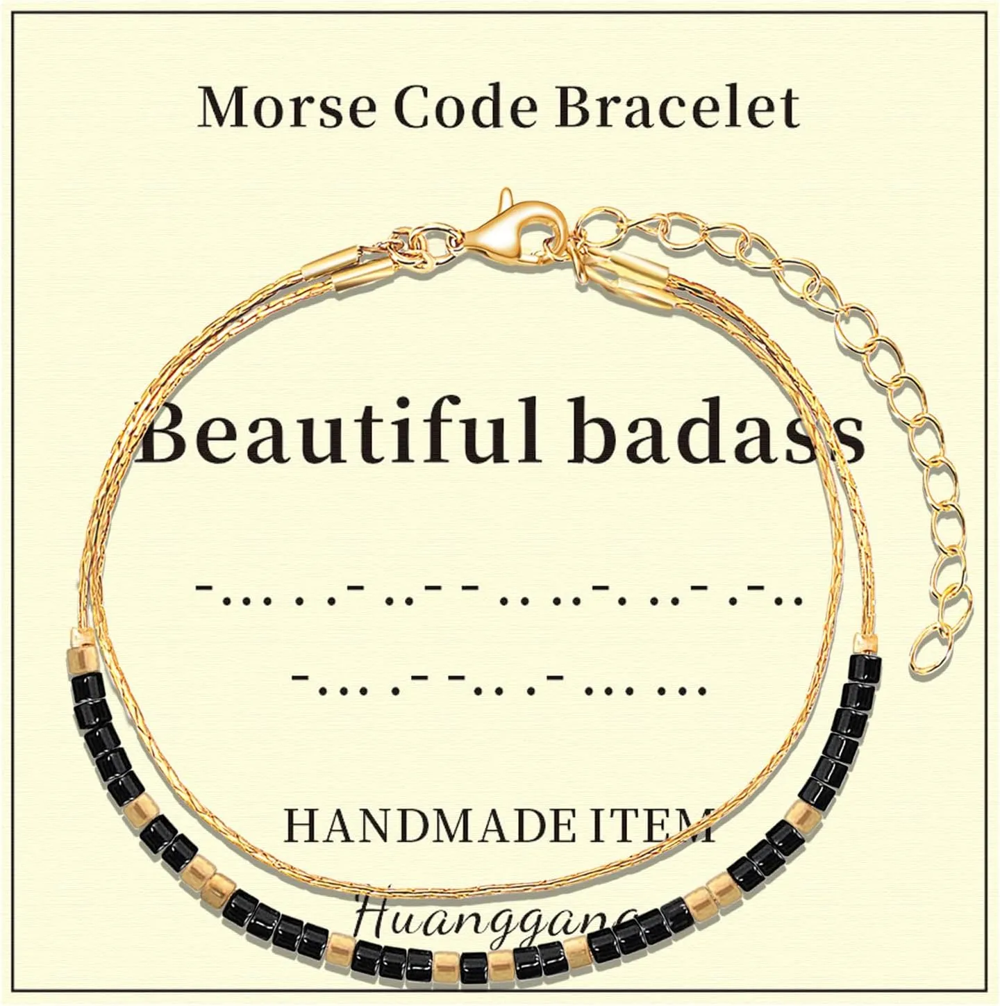 Inspirational Gifts for Women, Morse Code Bracelets Secret Message for Daughter Mom Best Friend Teacher Mother's Day Valentine's Day Birthday Christmas Graduation Unique Funny Gifts