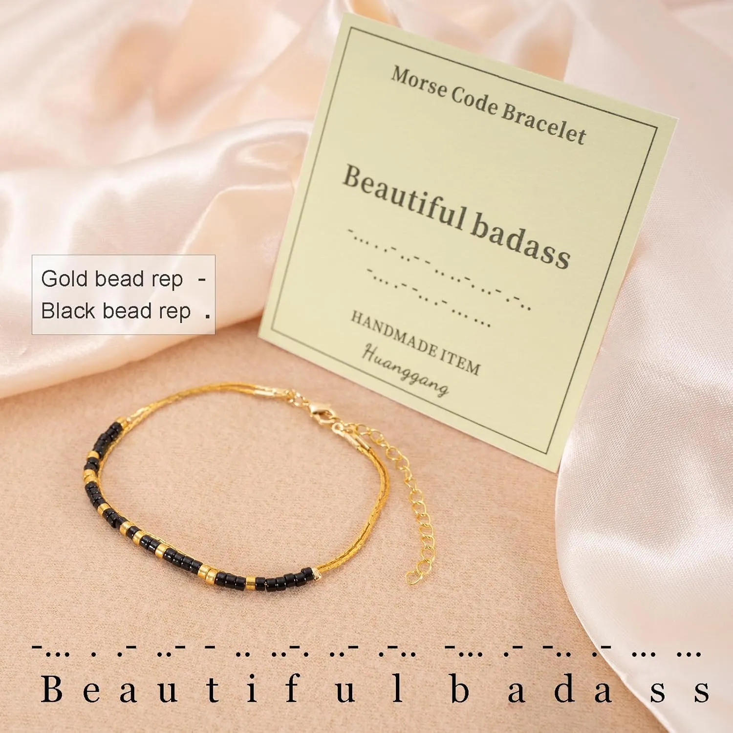 Inspirational Gifts for Women, Morse Code Bracelets Secret Message for Daughter Mom Best Friend Teacher Mother's Day Valentine's Day Birthday Christmas Graduation Unique Funny Gifts