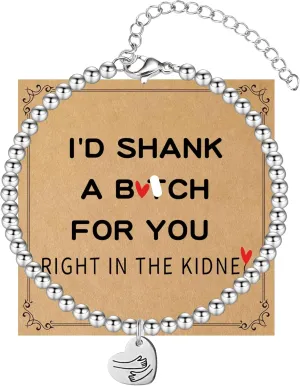 Inspirational Gifts for Women, Sending You a Big Hug Encouragement Bracelets for Female Best Friend Unique Get Well Feel Better Healing Friendship Jewelry Gifts for Best Friends BFF