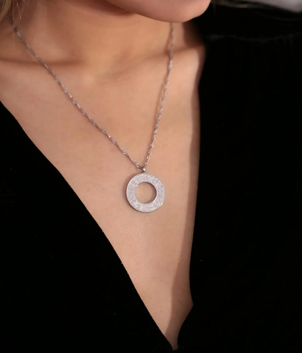 Islamic Jewelry Gifts for Women Muslim Pendant Gold Allah Arabic Necklaces Ayatul Kursi Necklace