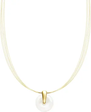 Jade Pendant Necklaces for Women, 14k Gold Necklace for women, Japanese Titanium Steel Gold-Plated Jadeite Necklace, Natural Jadeite Choker Necklace, Fashion Jewelry, Best Gift for Ladies
