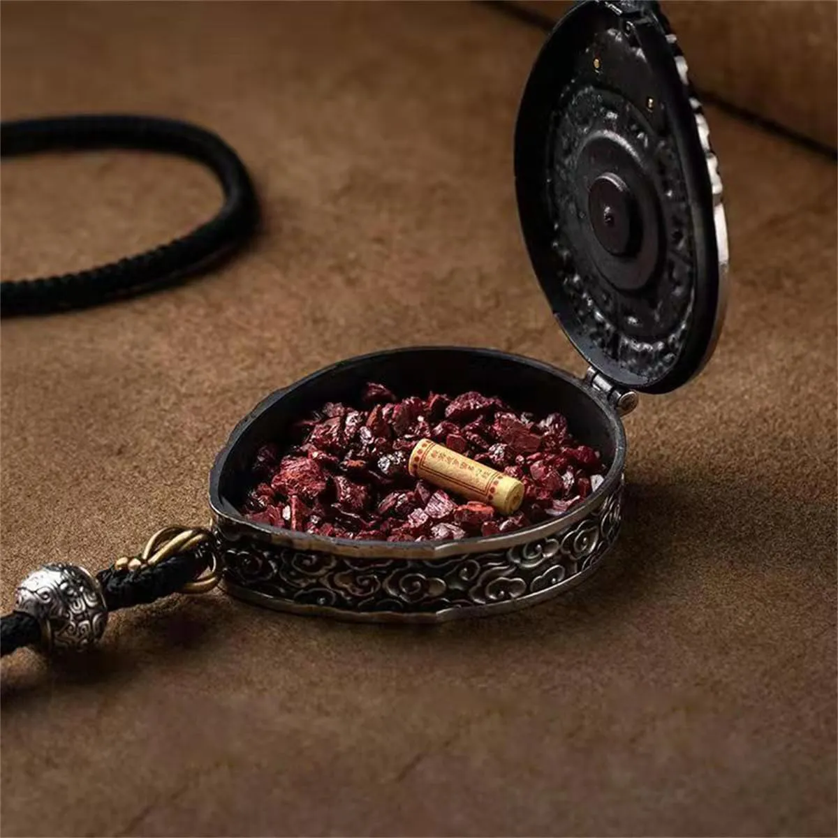 JILIYUPA Good Luck Necklace Buddha Totem Pendant with 51cm 5cm Extender Chain, Men Women Chinese Religion Lucky Amulet Protection Fengshui Jewelry Reiki Healing