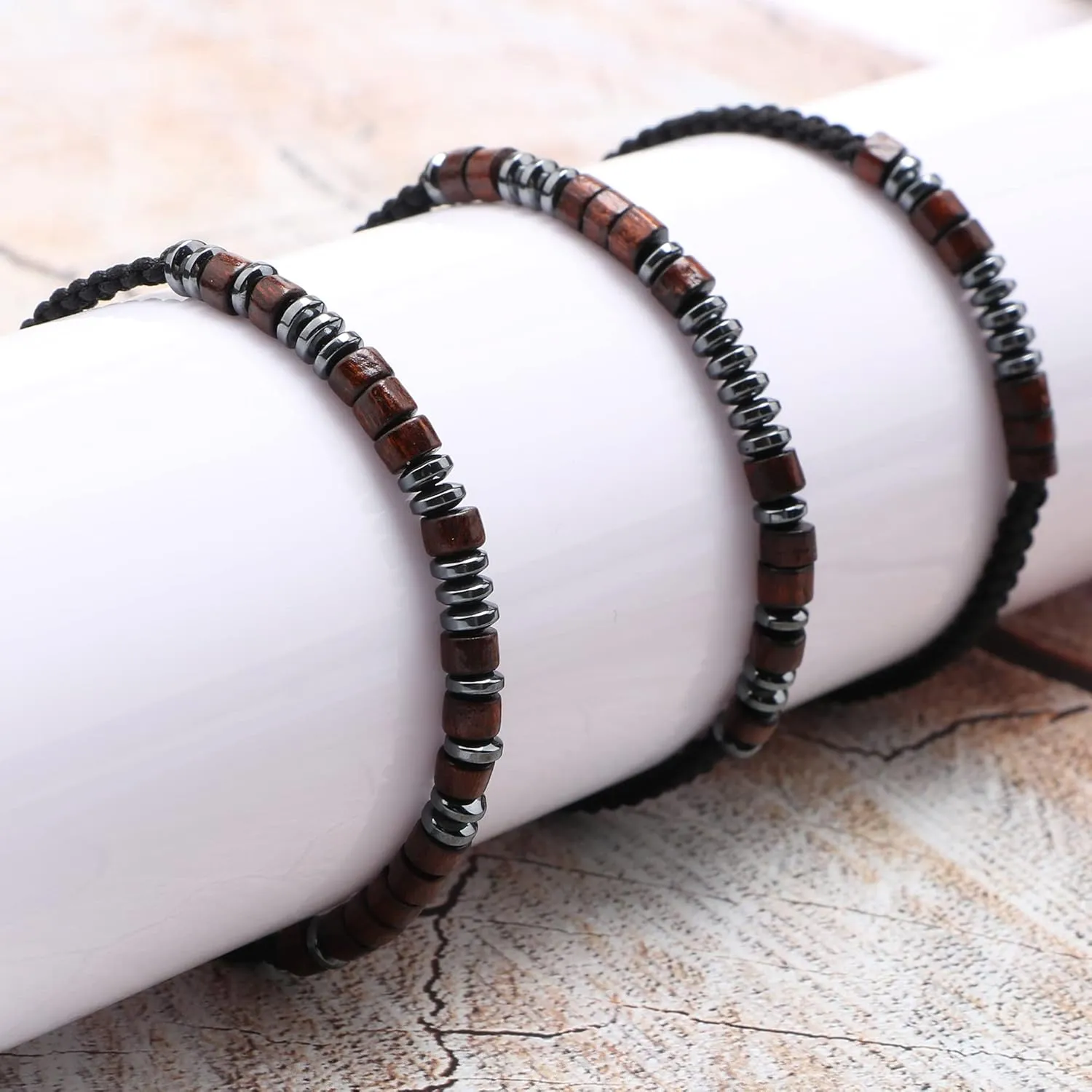 JoycuFF Inspirational Morse Code Bracelets for Men Women Mothers Day Birthday Christmas Gifts for Mom Mother Father Daughter Aunt Grandmother Jewelry Cord Wrap Memorial Graduation Bracelets