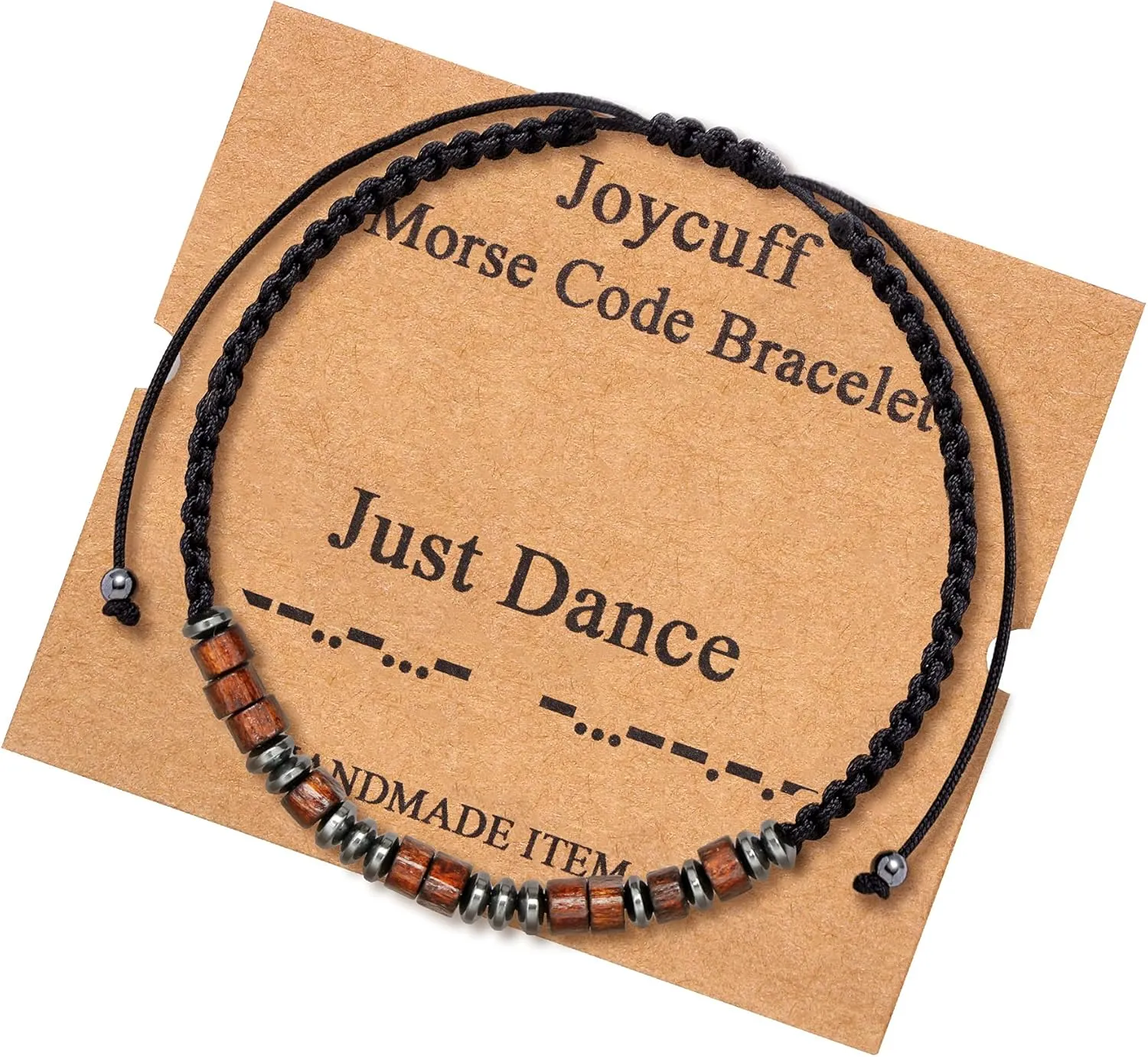 JoycuFF Inspirational Morse Code Bracelets for Men Women Mothers Day Birthday Christmas Gifts for Mom Mother Father Daughter Aunt Grandmother Jewelry Cord Wrap Memorial Graduation Bracelets