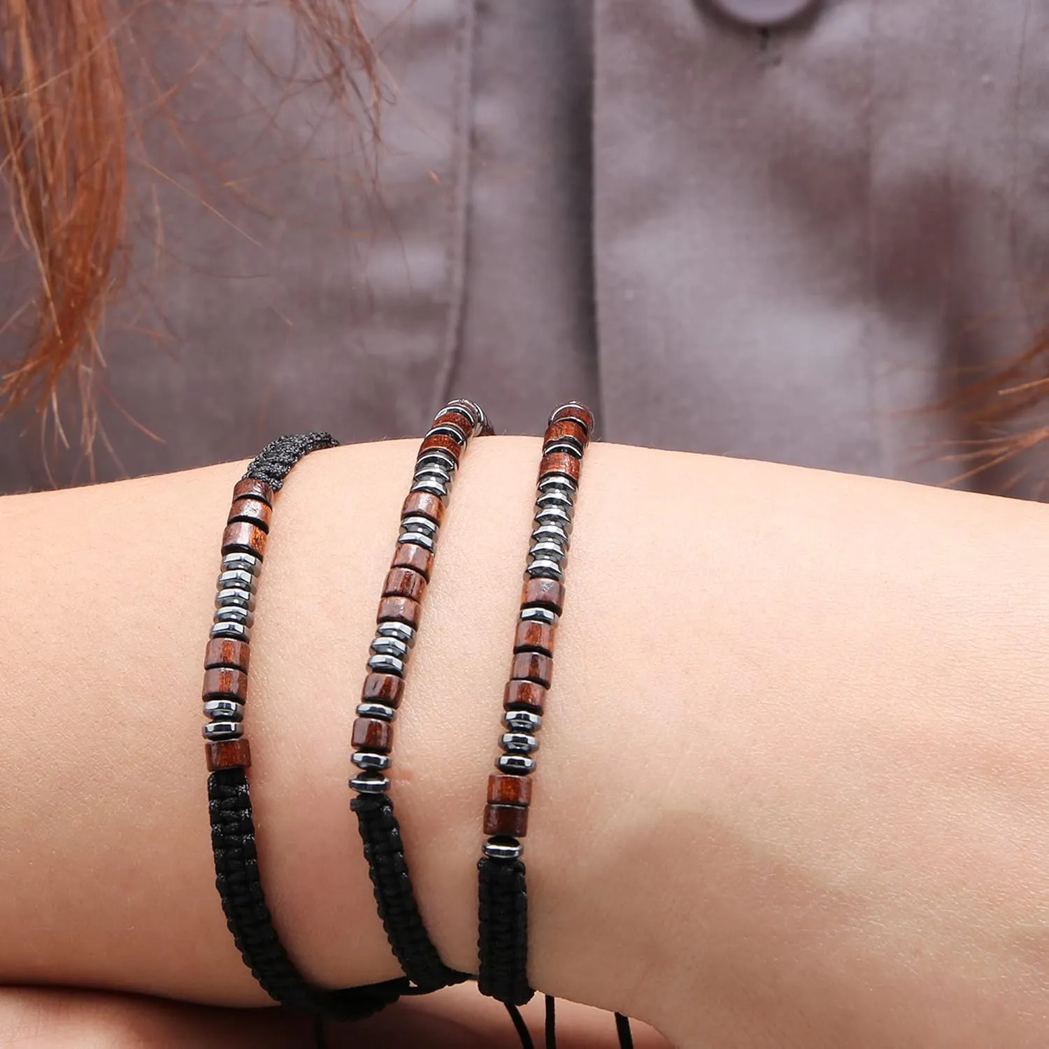 JoycuFF Inspirational Morse Code Bracelets for Men Women Mothers Day Birthday Christmas Gifts for Mom Mother Father Daughter Aunt Grandmother Jewelry Cord Wrap Memorial Graduation Bracelets
