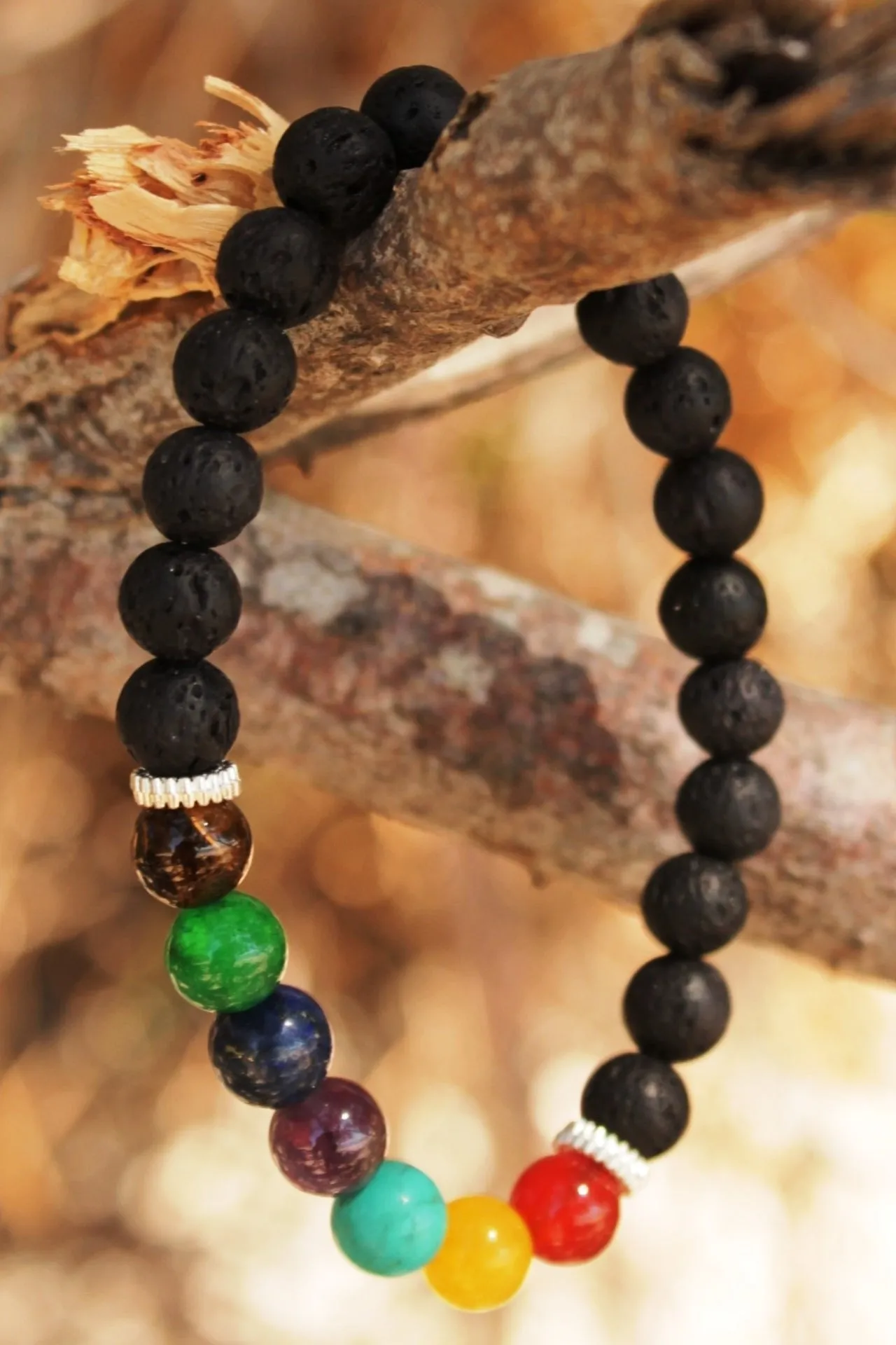 Lava Bead Chakra Bracelets