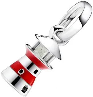 Lighthouse Dangle Charm Fit Women Bracelet Necklaces Fashion Gifts 925 Sterling Silver DIY Jewelry