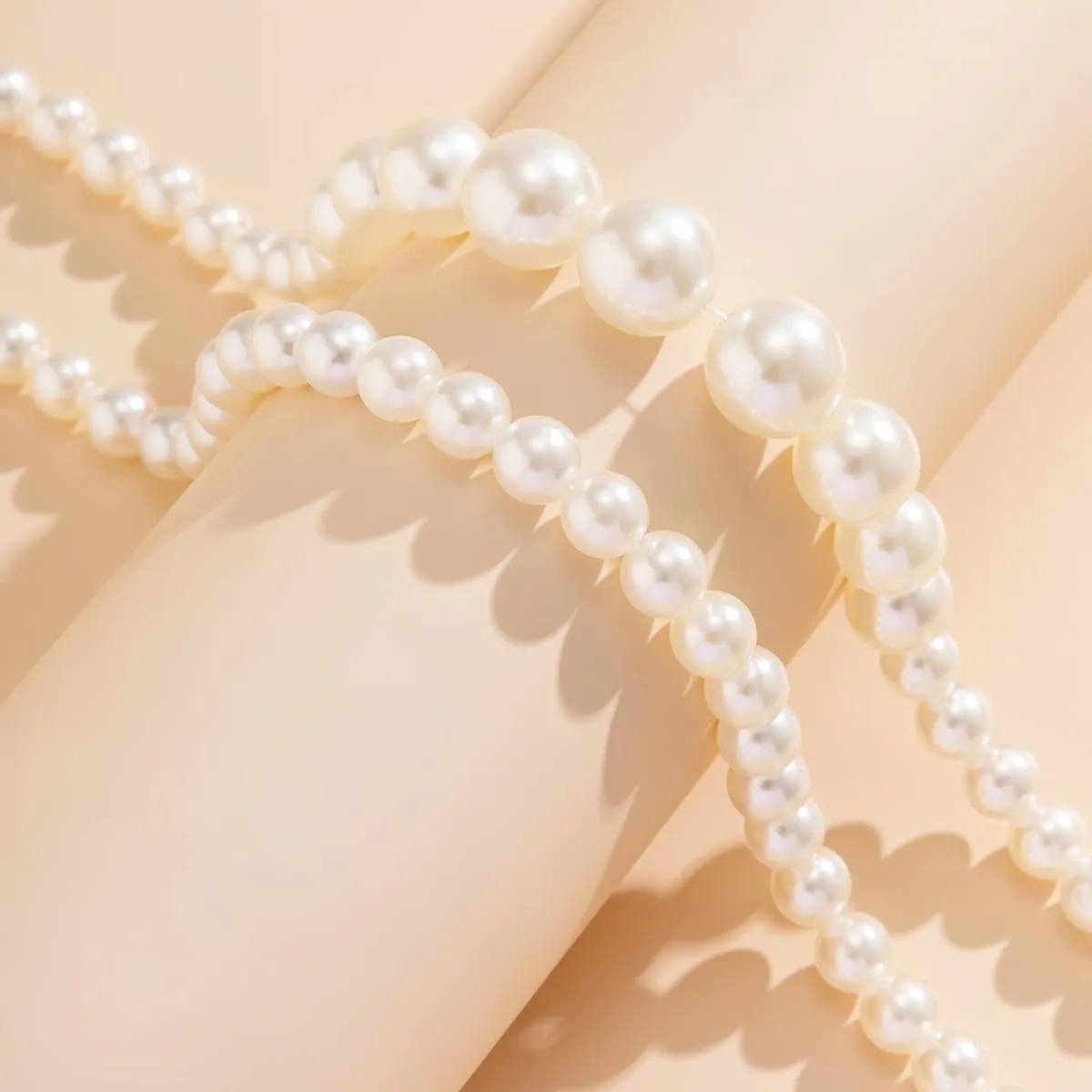 Long Pearl Necklaces for Women Layered Pearl Necklace Chunky Pearl Necklace Jewelry