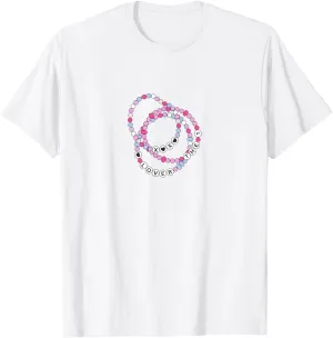 Love Theme Connecting Friendship Bracelets Valentines T-Shirt