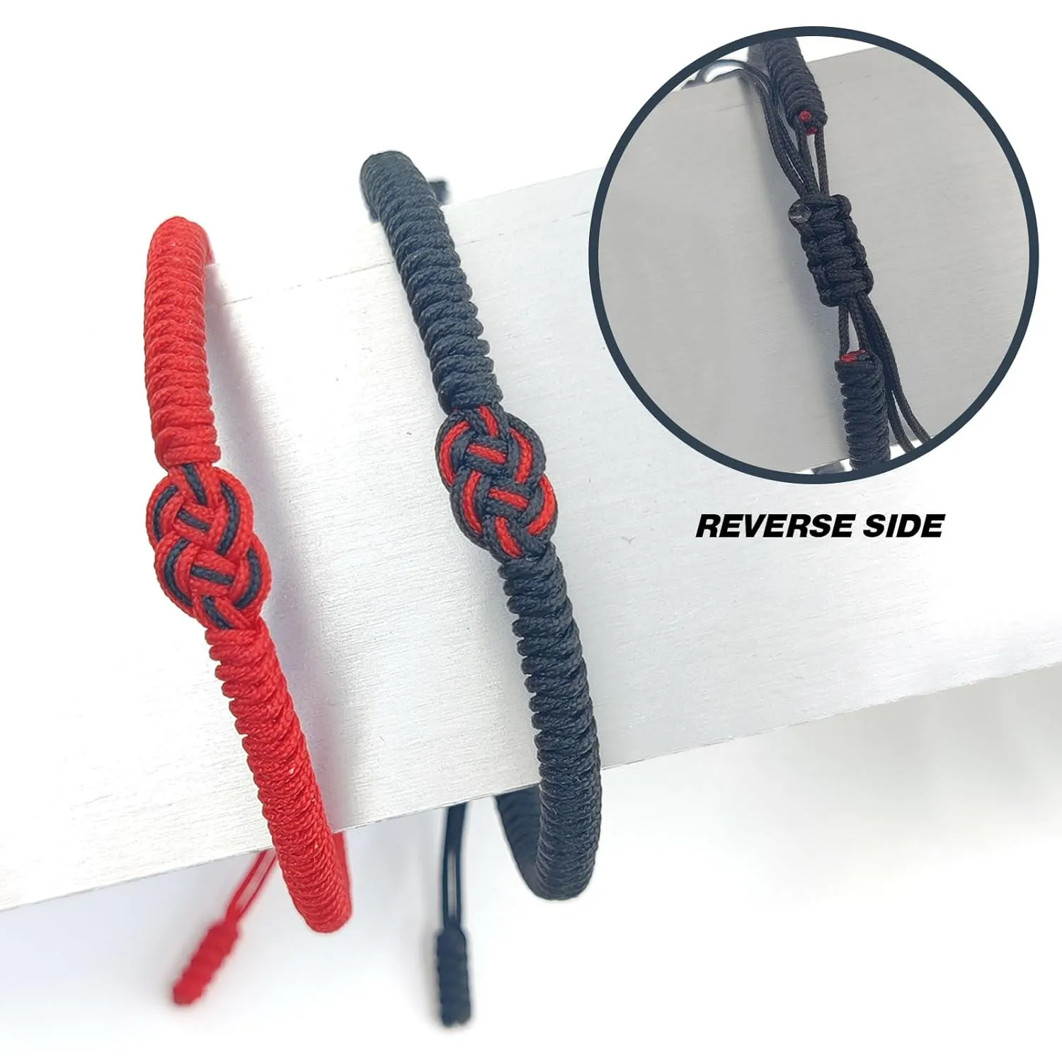 Lucky And Protection Bracelet,Red Knot String Bracelet for Men Women,Hand Braided Rope Thread,Surfer Bracelet for Girl Son Teenage