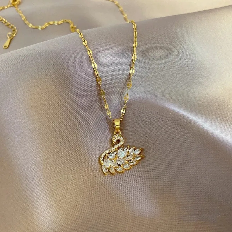 Luxury Jewelry Clavicle Chain Female Necklace