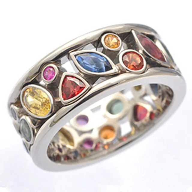 Luxury Male Female Wedding Zircon Stone Ring Crystal Gold Plt Rings Punk for Women Men East Cubic Dubai Jewelry Dropshipping