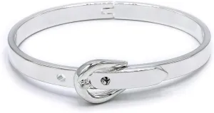 MARSHAL METAL Fashion Bangle High Polished Silver Plated Bangle Bracelet