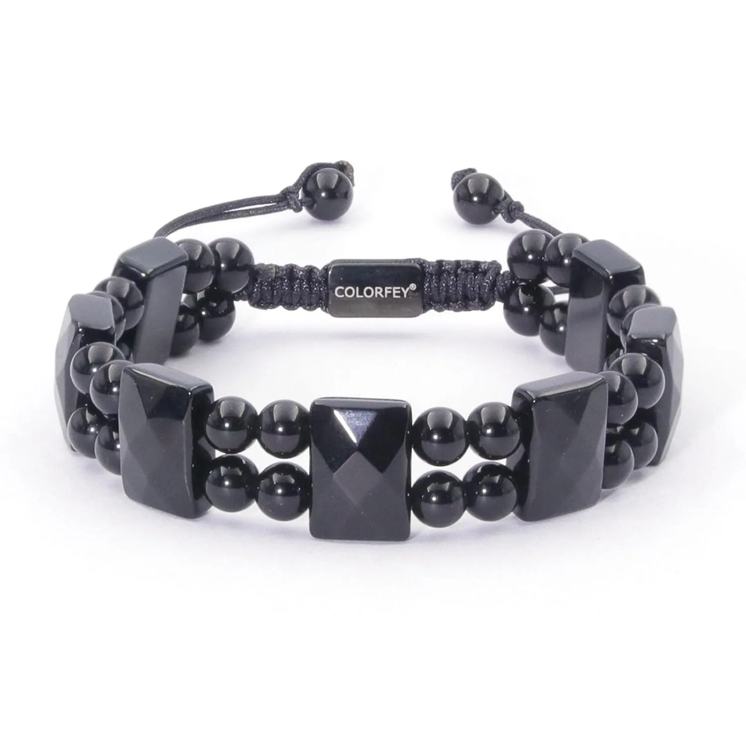 Mens Beaded Bracelets Black Obsidian Bracelet for Men - Natural Protection Crystals Stone Bracelet for Men Unique Healing Gifts for Him, Premium Handcrafted Jewelry for Him Fathers Day Christmas