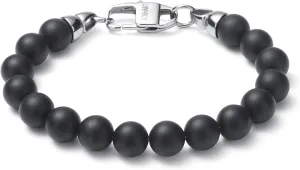 Mens Beaded Bracelets  Lava Onyx Tiger Eye Beaded Bracelets for Men  Natural Gemstone Protection Bracelet for Men 19/20/21/22/23CM