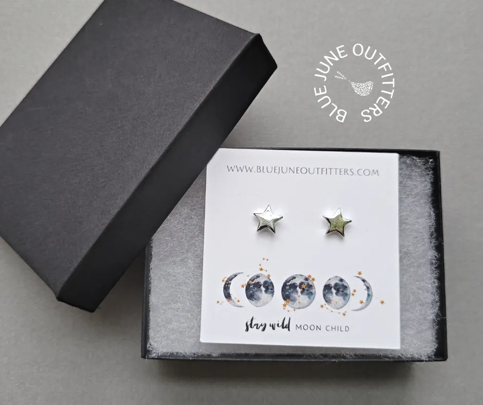 Minimalist Star Stud Earrings