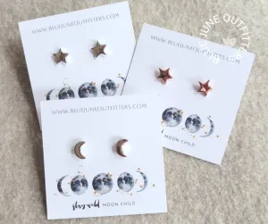 Minimalist Star Stud Earrings