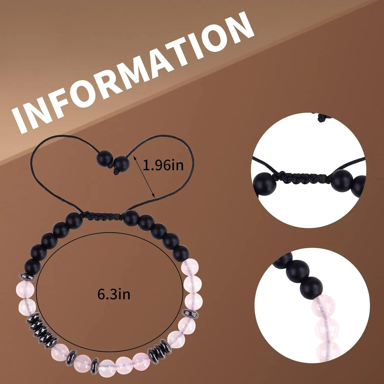 Mother's Day Gifts Grandma Bracelets for Women Morse Code Bracelets,Friendships Inspirational gifts for Women Mother's Day Birthday Christmas Gifts for Grandma (Pink Crystal, Grandma)