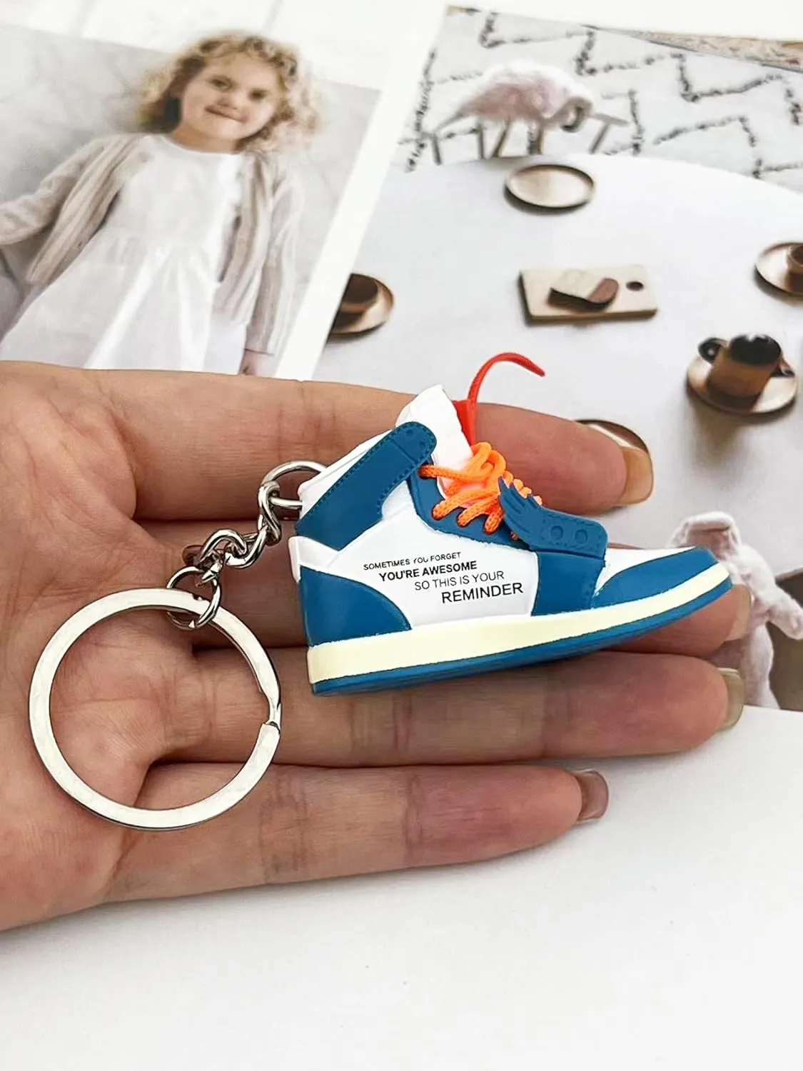 MPK 3D Mini Shoe Keychain,Sneaker Shoe lovers Keychainirthday Birthday Party Mystery Goodie Bag Prizes