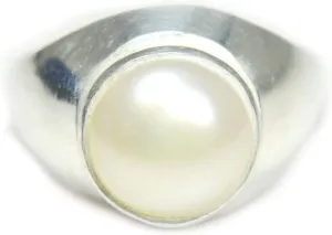 Natural Amethyst Cabochon Silver Rings for Men 5 Carat Gemstones February Birthstones in Size 11