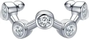 New 2025 Unisex 1 Piece Rainbow Ear Clips 925 Sterling Silver Fashion Unique Tiny Cuff Earrings For Women Her Fine Decoration Jewelry Luxury With You Accessories Trendy Creative For Women And Men