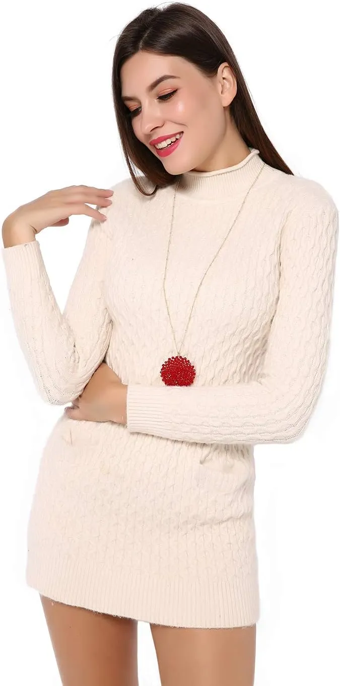 Niumike Handmade Crystal Circle Pendant Necklace for Women Disc Long Statement Necklaces with Box