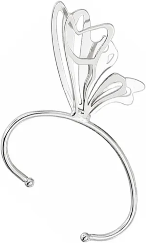 NOLITOY Butterfly Wing Ear Cuff Wrap Fashionable Clip Earring for Women Non-piercing Design