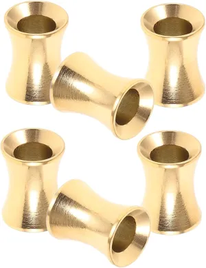 NOLITOY Elegant 316l Stainless Steel Ear Expanders 6pc Ear Tunnels Plugs Set for