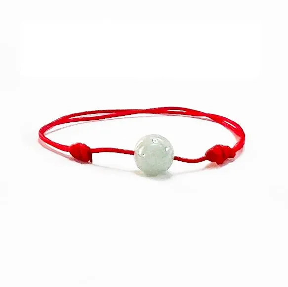 Original Real Jade Adjustable Red String Bracelet Good Luck High Quality Rope Bracelet Red Rope Bracelet Gifts for Mom & Wife, Unique Gift for Mother Day, Unique Bracelet, Good Luck Red String