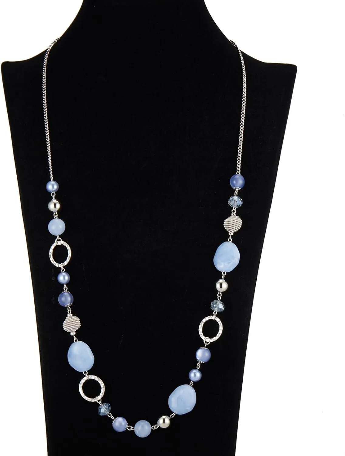 PEARL&CLUB Long Beaded Necklaces For Women - Sweater Chain Fashion Jewelry Necklace Gifts For Women
