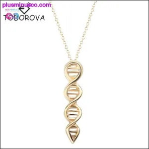 PlusMinus Science Jewelry DNA Molecule Necklace