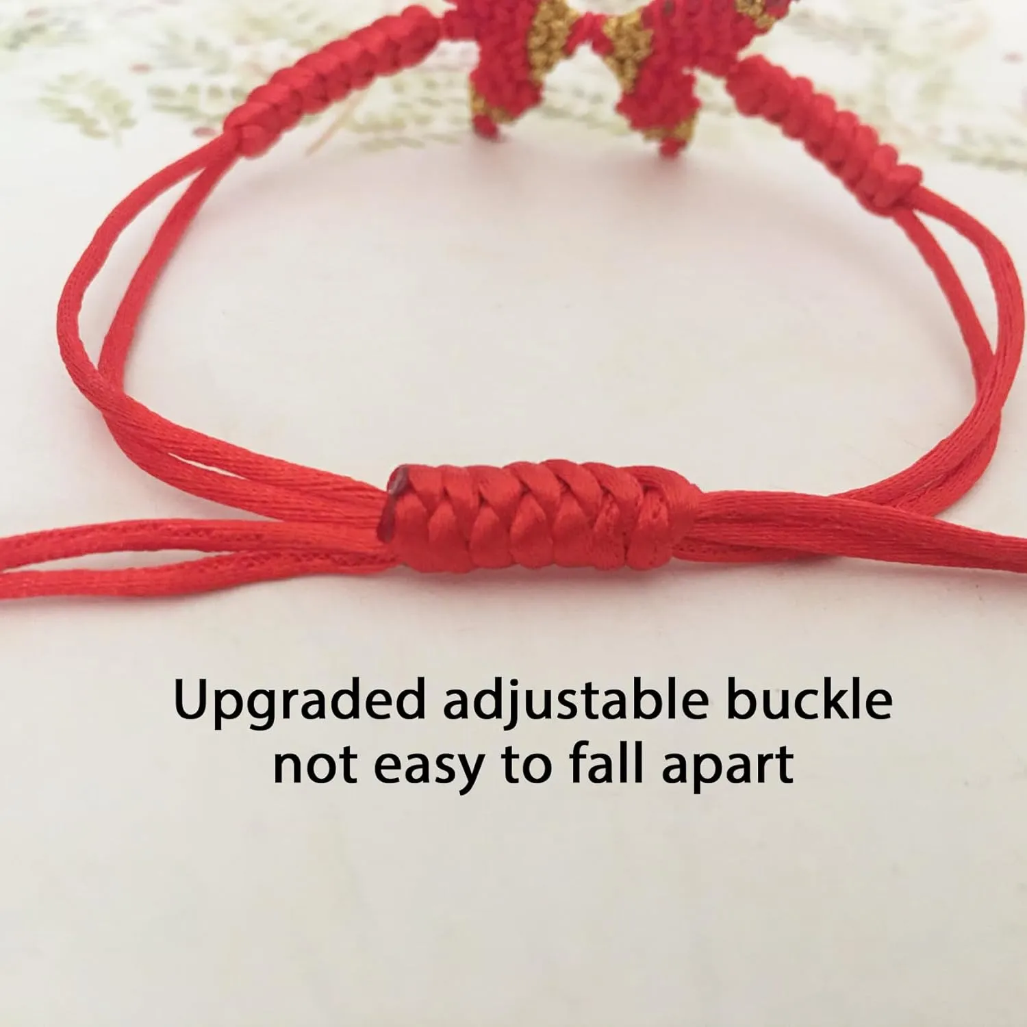 Red String Butterfly Bracelets for Women Girls Red Thread Surfer Bracelet Cute Handmade Woven Butterfly Bracelets for Daughter Gift for Couple Friendship(RED)