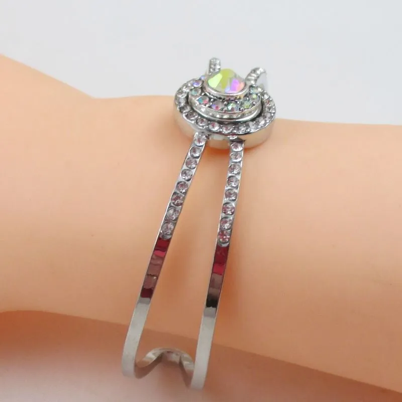 Rhinestone Bangle Bracelet
