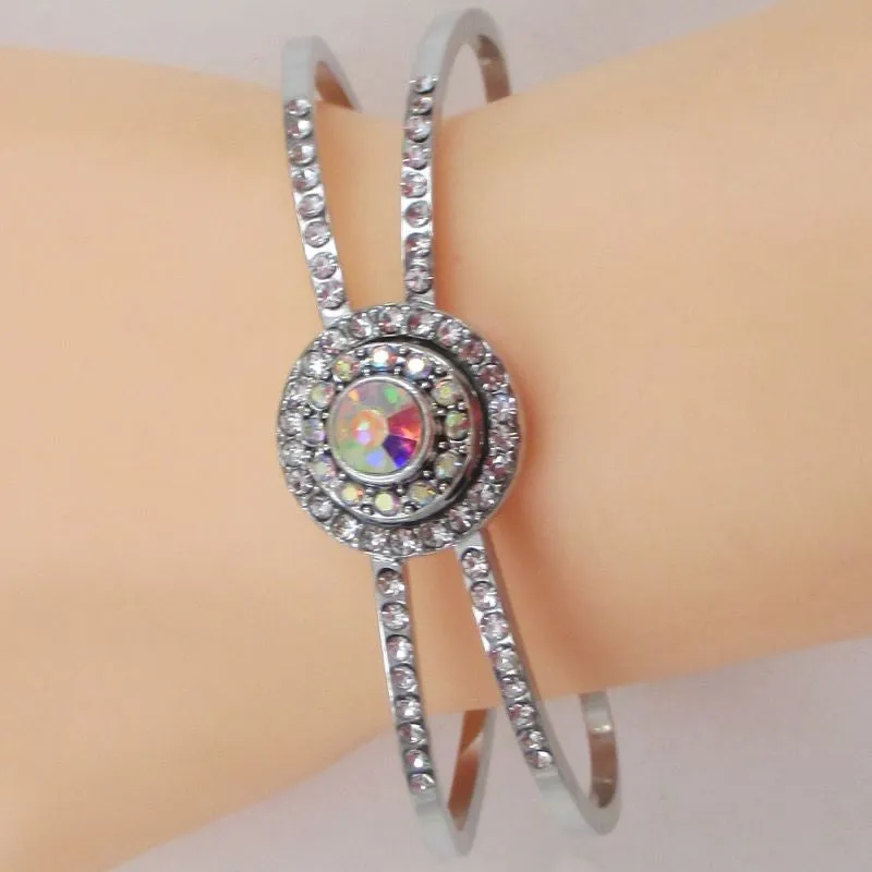 Rhinestone Bangle Bracelet