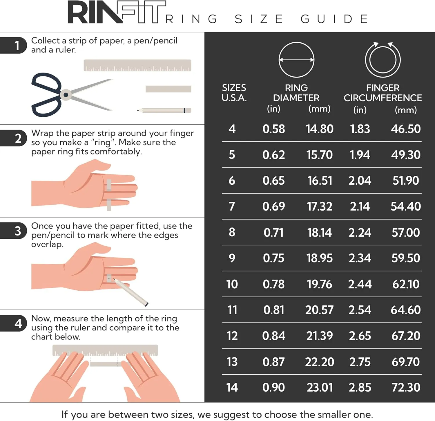 Rinfit Silicone Rings for Men 9mm Wide, 2mm Thick - Mens Rubber Wedding Bands - Infinity Ring with 2 Layers - Patented Design