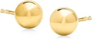 Ross-Simons Italian 6mm 18kt Yellow Gold Ball Stud Earrings