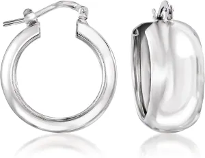 Ross-Simons Italian Sterling Silver Hoop Earrings