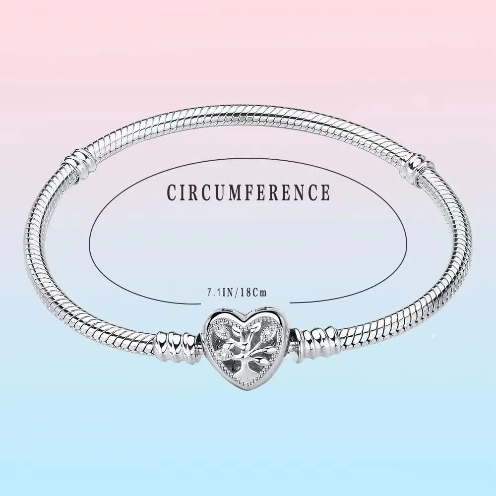 S925 Sterling Silver Snake Bracelet